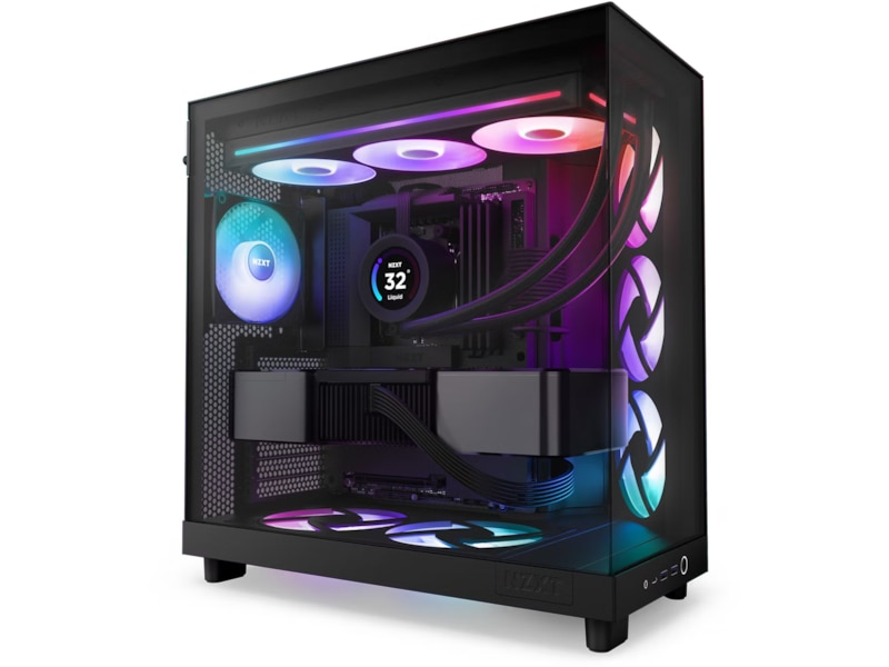 NZXT F360 RGB Core Kjøler (sort) Vifter