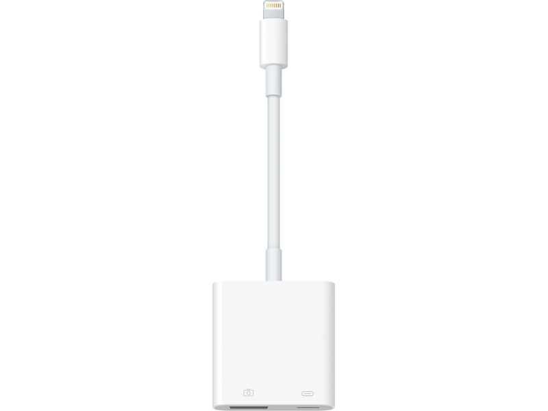 Apple Lightning til USB3 Kamera Adapter (hvit) Adapter og kabel