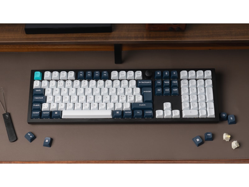 Keychron Q6 MAX 100% Trådløst Tastatur Brown Switches Gamingtastatur