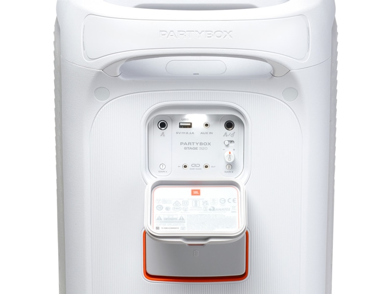 JBL Partybox  STAGE 320 Kraftig Party høyttaler (hvit) Trådløs / Bluetooth-høyttaler