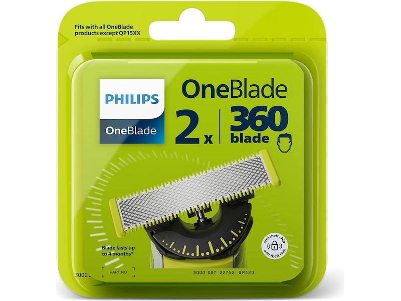 Philips 360 Reserveknivblad QP420/50 2-pack Tilbehør til barbermaskiner