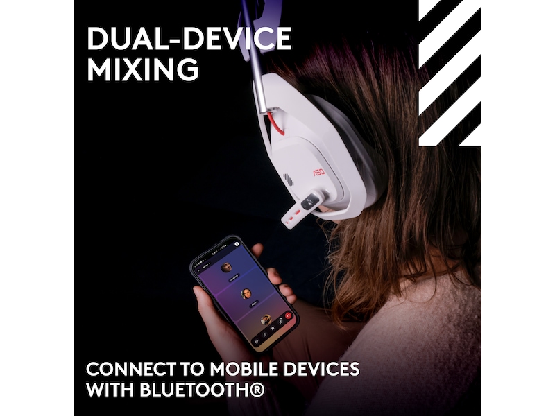 Logitech Astro A50 Lightspeed Trådløst Gamingheadset (hvit) Gamingheadset