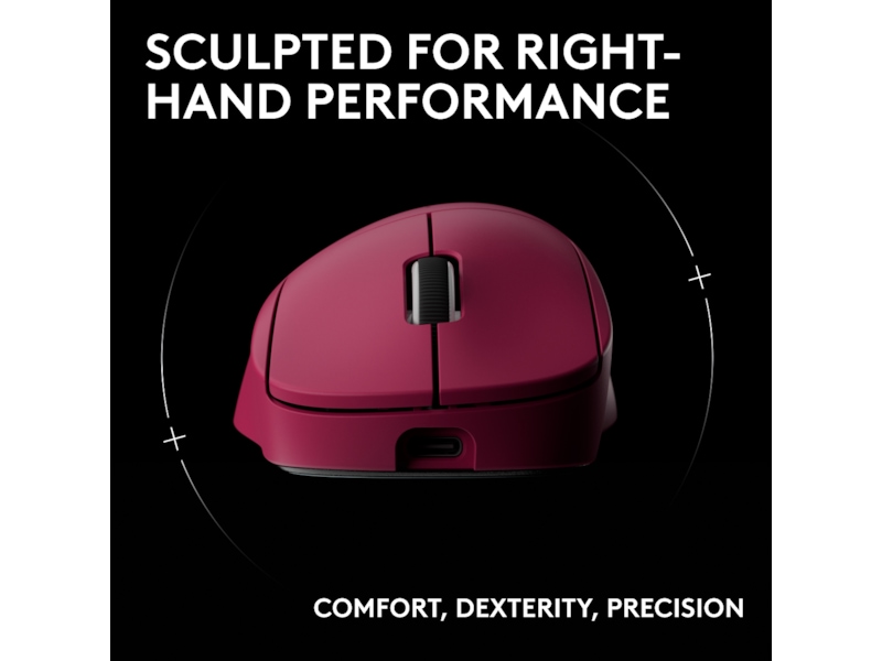 Logitech G Pro X Superlight 2 DEX trådløs gamingmus (rosa) Gamingmus