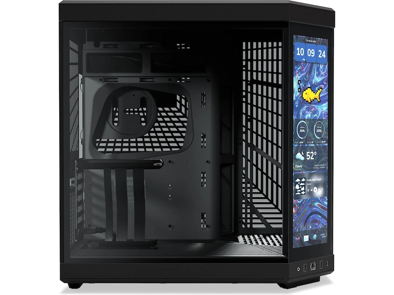 HYTE Y70 Touch Infinite 14,5" Mid Tower (sort) Midi tower