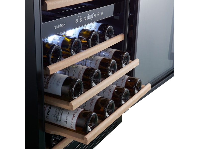 Temptech Classique CLX60DB vinskap (46 flasker) Frittstående vinskap