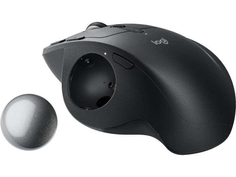 Logitech MX Ergo S Advanced Trådløsmus Trackball (graphite) Ergonomi