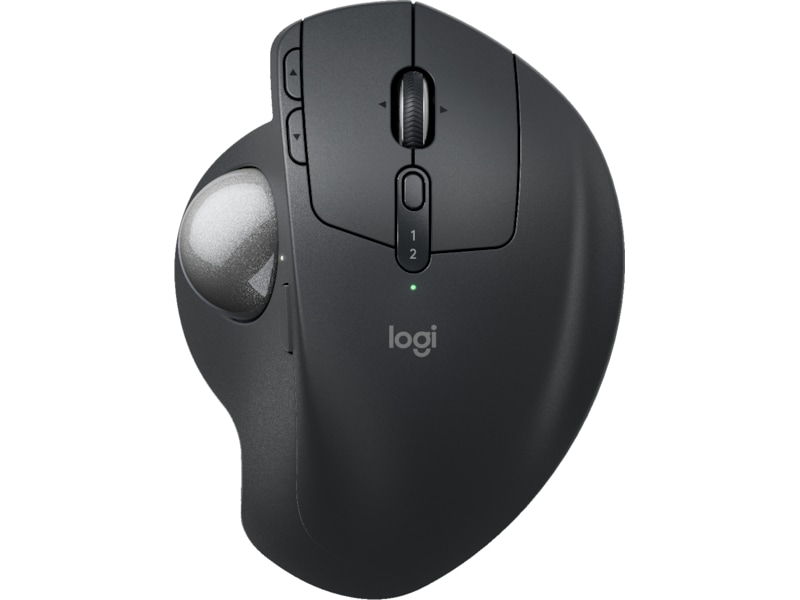 Logitech MX Ergo S Advanced Trådløsmus Trackball (graphite) Ergonomi