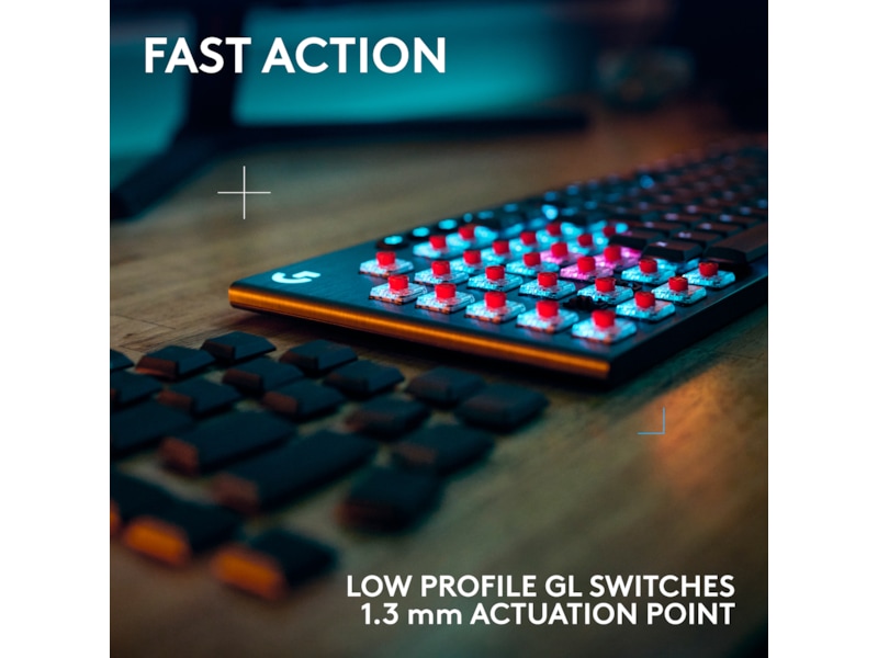 Logitech G915 X Lightspeed Trådløst Gamingtastatur (sort) Gamingtastatur