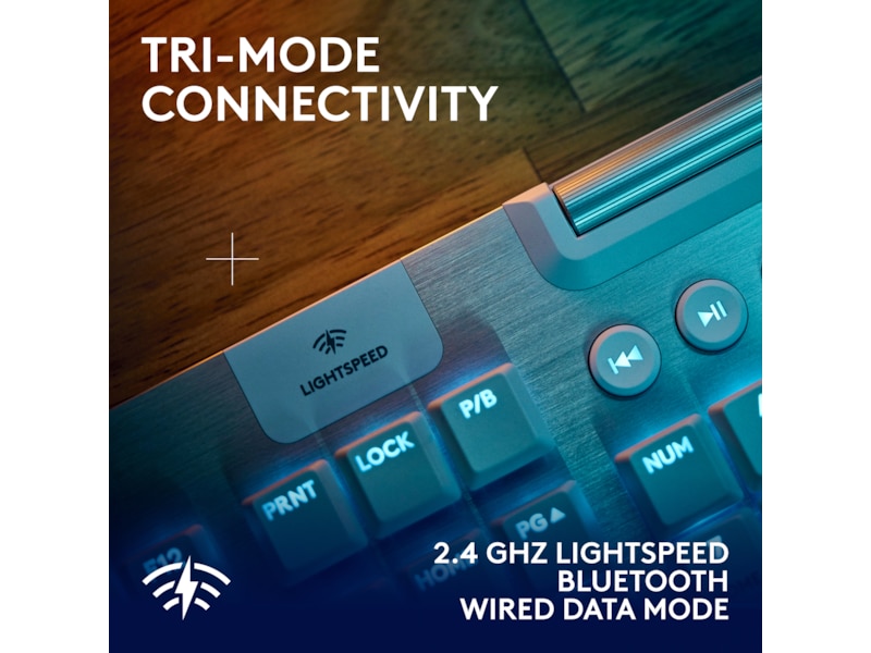 Logitech G915 X Lightspeed Trådløst Gamingtastatur (hvit) Gamingtastatur