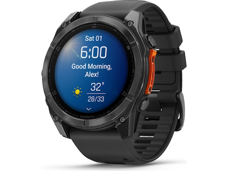 Garmin fenix 8 AMOLED 51mm GPS (slate gray/stainless steel) Smartklokker