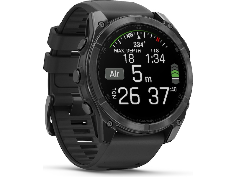 Garmin fenix 8 AMOLED 51mm GPS (slate gray/stainless steel) Smartklokker