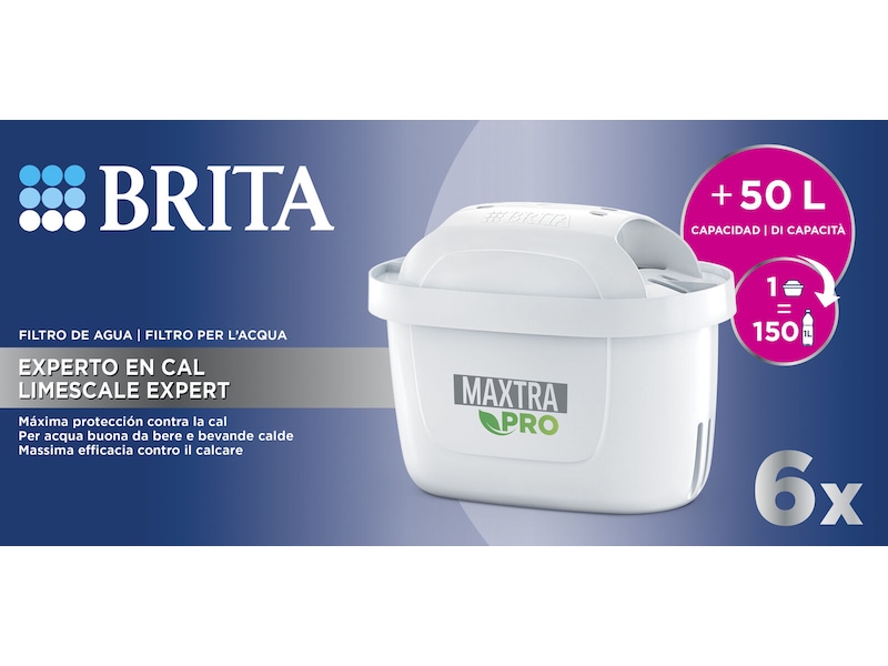 Brita Marella Maxtra Pro Limescale Expert vannfilter (6pk) Tilbehør til kjøkkenapparater