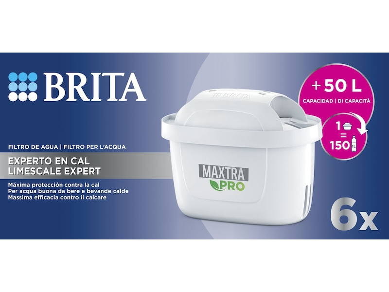 Brita Marella Maxtra Pro Limescale Expert vannfilter (6pk) Tilbehør til kjøkkenapparater