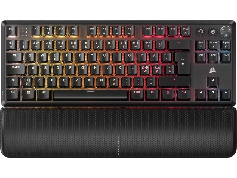 Corsair K70 Core TKL RGB trådløst gamingtastatur (sort) Gamingtastatur