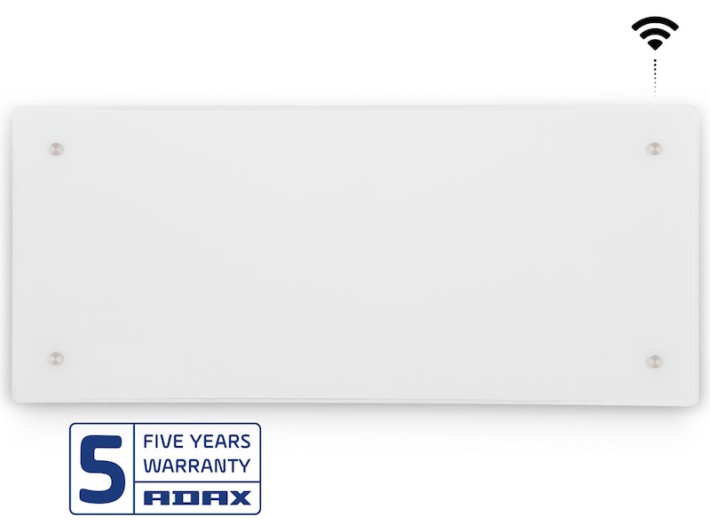 Adax Clea WiFi panelovn glass 1200W (hvit) Panelovner