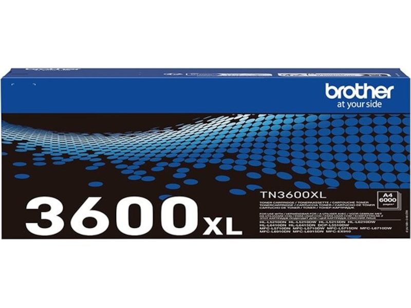Brother toner TN3600XL Sort Lasertoner