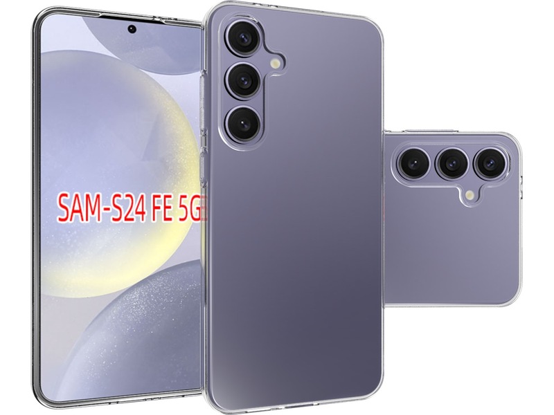 iiglo Galaxy S24 FE Silikondeksel (gjennomsiktig) Mobildeksel