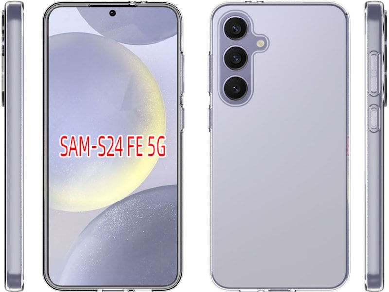 iiglo Galaxy S24 FE Silikondeksel (gjennomsiktig) Mobildeksel