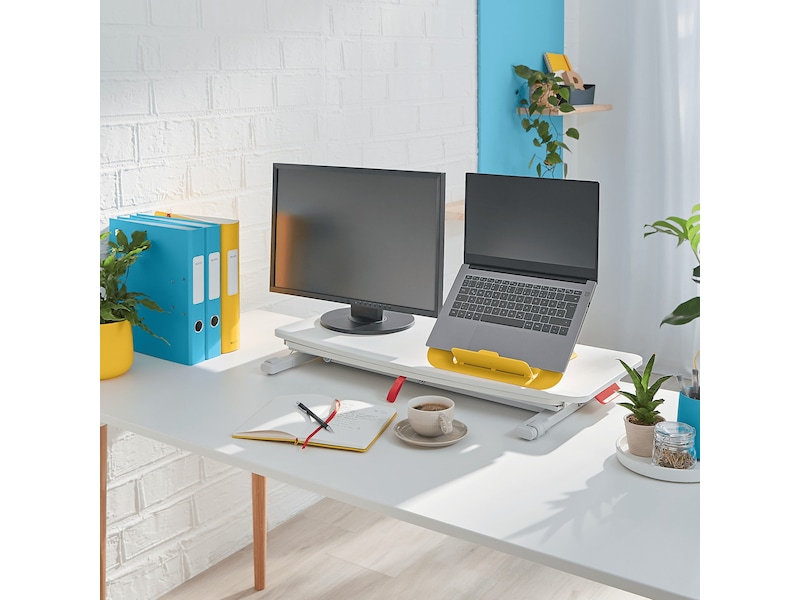 Leitz Ergo Cosy Justerbart PC bord m/plate (hvit) Laptopstand