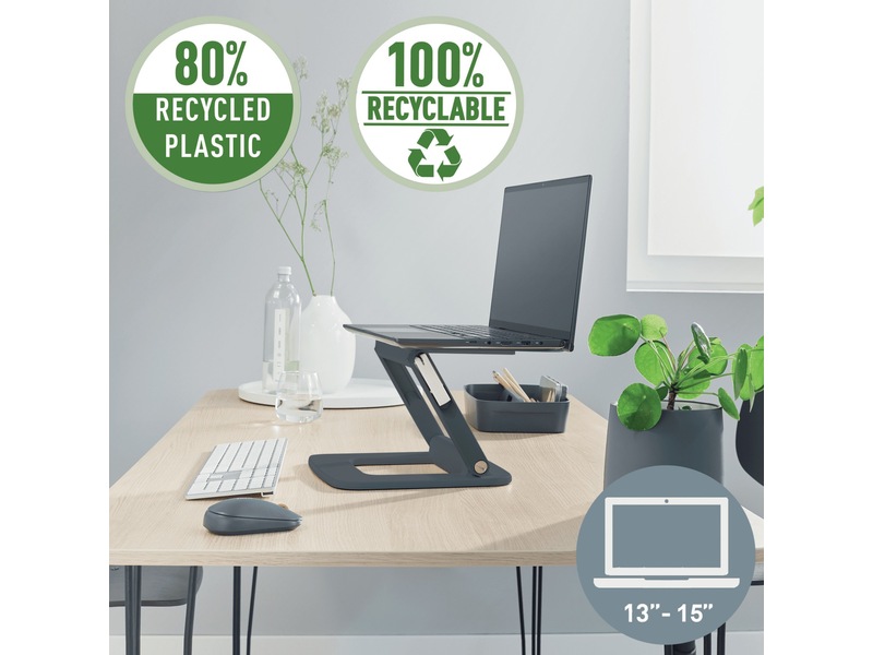 Leitz Ergo Multivinkel Laptopstøtte (grå) Laptopstand