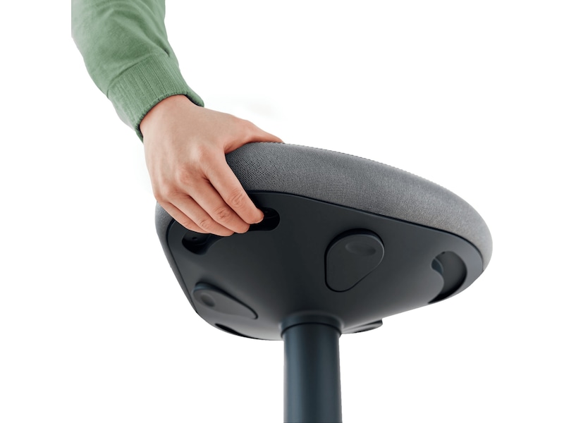 Leitz Ergo Active Balansestol med komfortsete (mørk grå) Kontorstoler