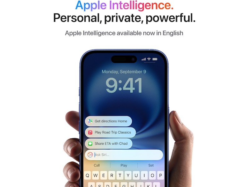 iPhone 16 128GB (hvit) Mobiltelefoner