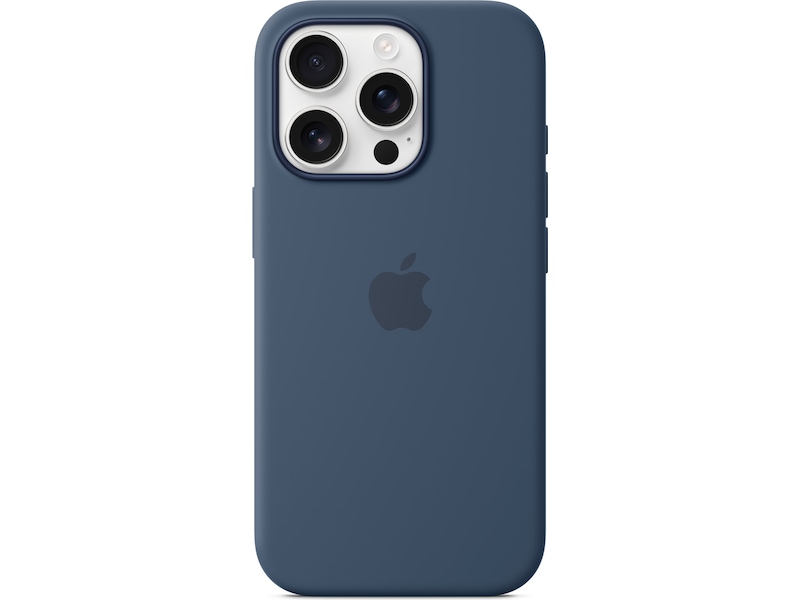 Apple iPhone 16 Pro Silikondeksel (denim) Mobildeksel
