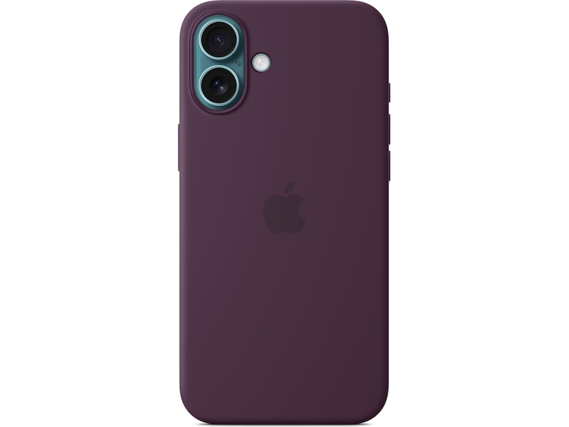 Apple iPhone 16 Plus Silikondeksel (plomme) Mobildeksel