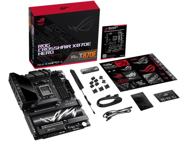 ASUS ROG Crosshair X870E Hero Hovedkort AMD Socket