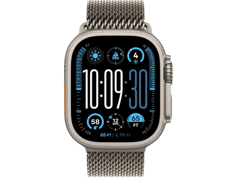 Apple Watch 49mm Titanium Milanese Loop (natural) Reim