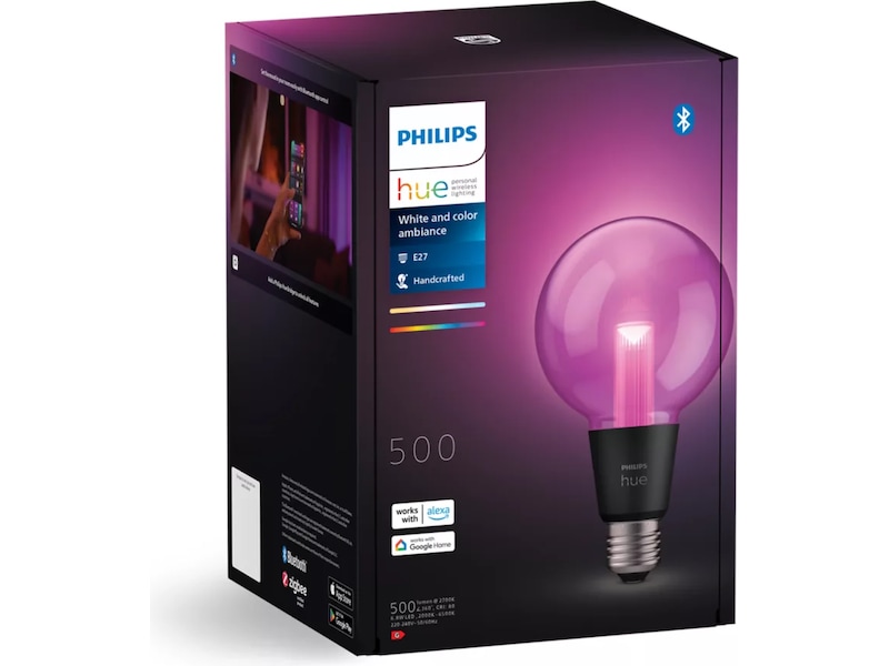 Philips Hue White and color ambiance G95 - E27 lyspære Lyspærer & LED-pærer