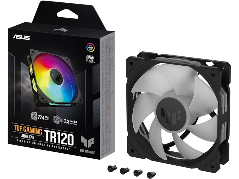 Asus TUF Gaming TR120 ARGB Vifte (sort) Vifter