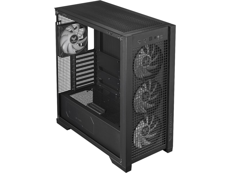Asus TUF GAMING GT302 TG ARGB Mid Tower (sort) Midi tower
