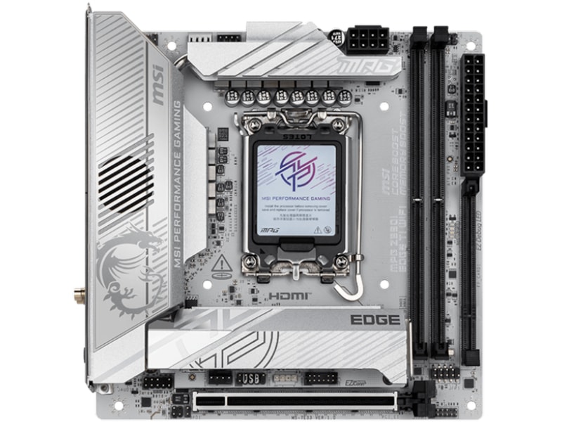 MSI MPG Z890I EDGE TI WIFI Hovedkort Intel Socket