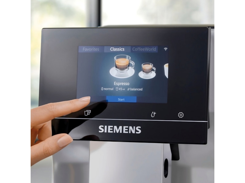 Siemens EQ700 classic Automatisk Kaffemaskin (inox/sølv) Espressomaskiner