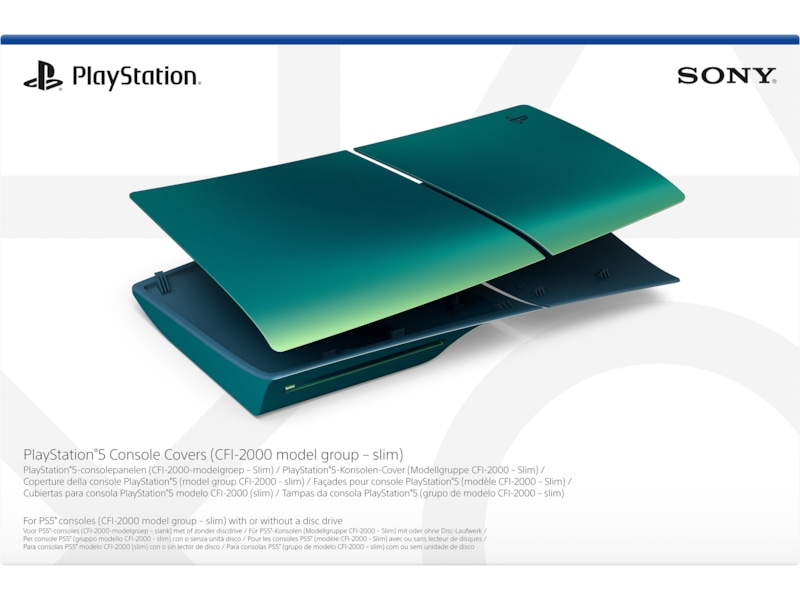 PlayStation 5 Konsolldeksel (Chroma Teal) Tilbehør til spillkonsoller