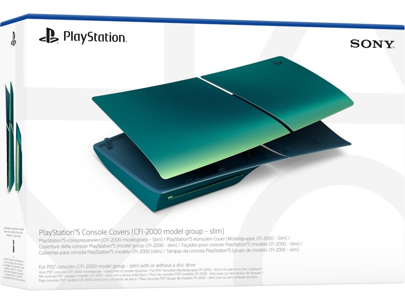 PlayStation 5 Konsolldeksel (Chroma Teal) Tilbehør til spillkonsoller