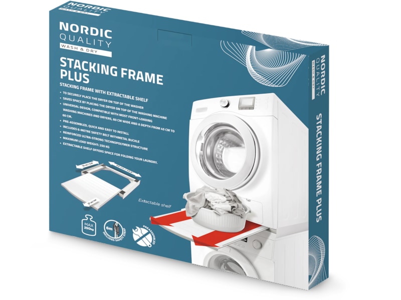 Nordic Quality Stableramme Plus Tilbehør til vaskemaskin og tørketrommel