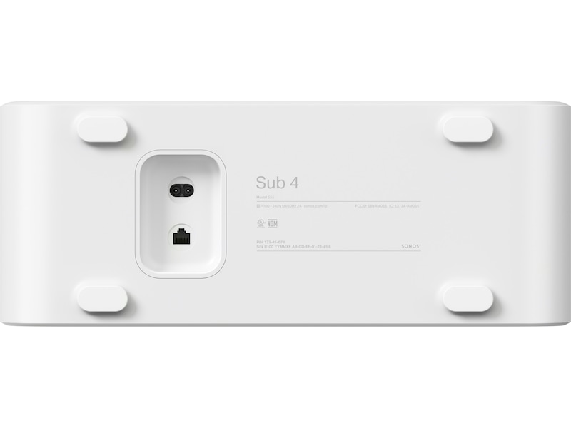 Sonos Sub 4 (hvit) Subwoofere