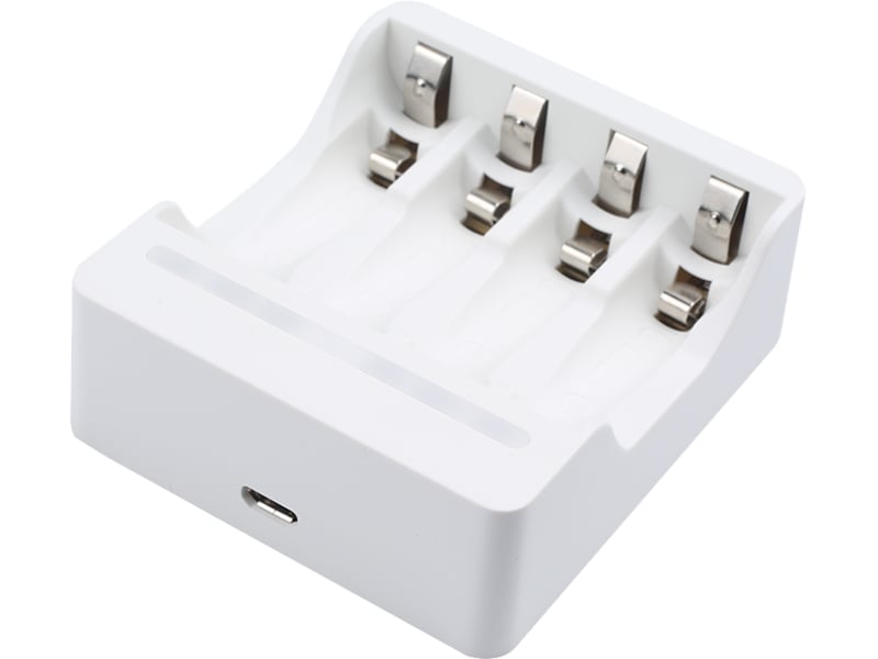 Andersson USB-C Batterilader AA/AAA (hvit) Batteriladere