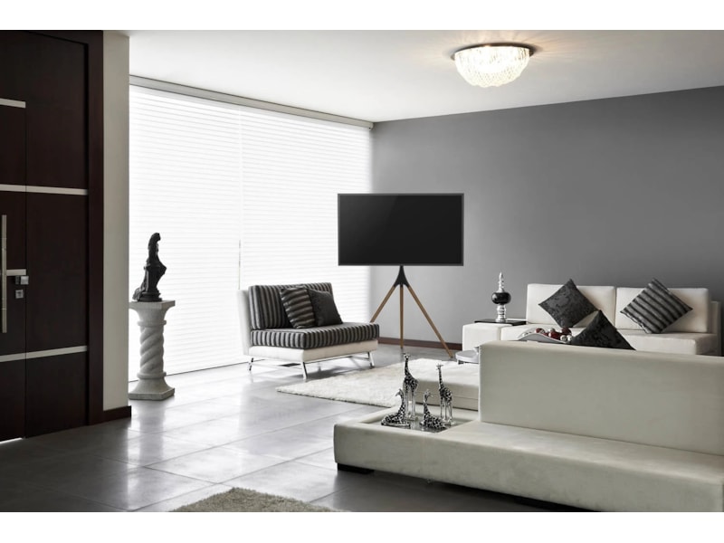 Andersson ATS Gulvstativ for TV (sort/tre) Veggfeste & TV-stativ