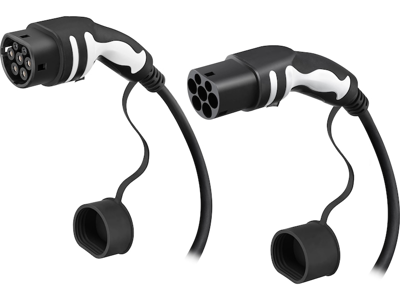 Freev EV-Charge 3000 Type 2 ladekabel 5m (sort/hvit) Ladekabler til elbil