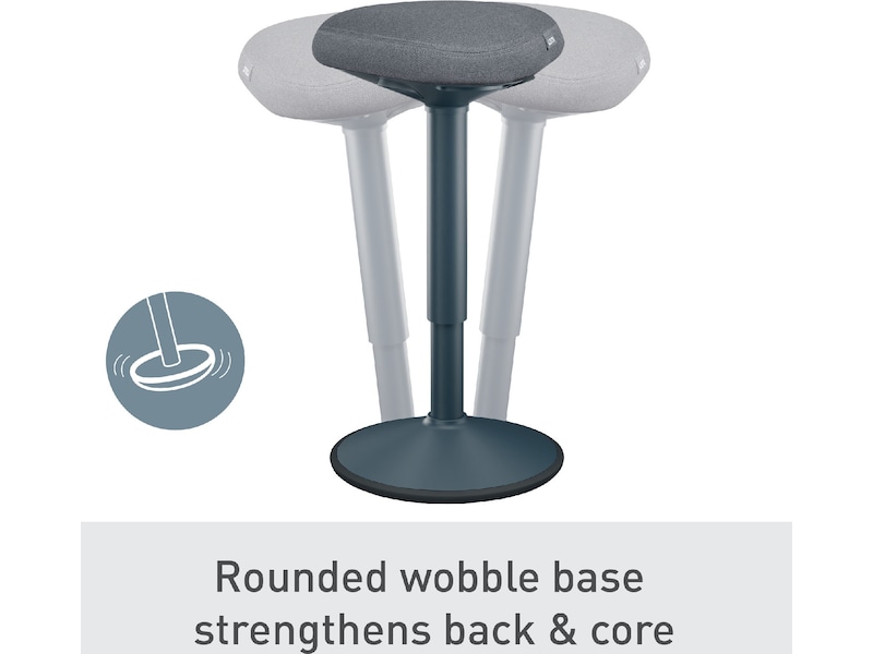 Leitz Ergo Active Balansestol sitt/stå, komfortsete, høyde 57-82 cm Kontorstoler