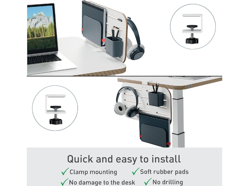 Leitz Ergo Organiseringstavle Pegboard, liten 42 x 25 cm Oppbevaring & organisering