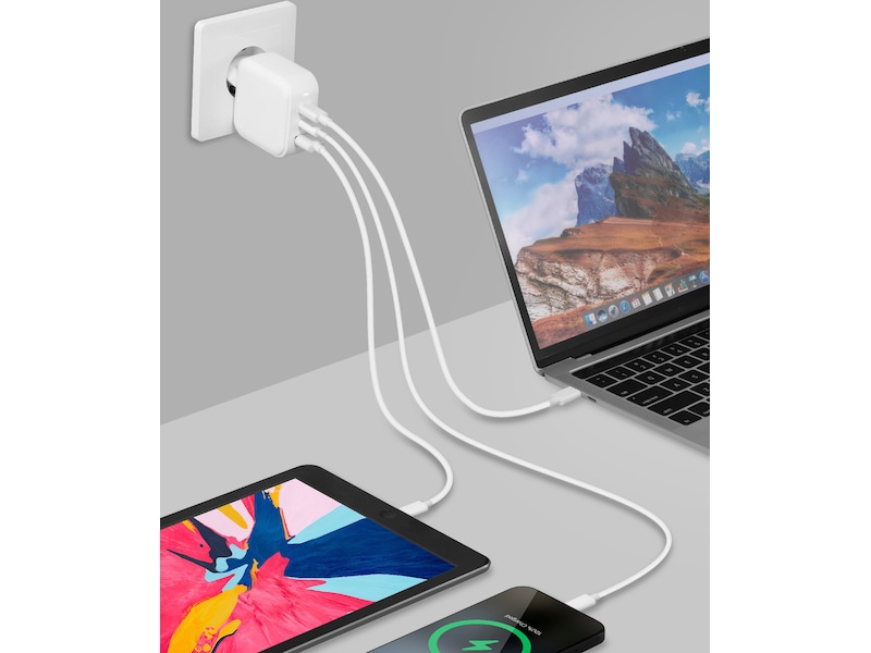 Andersson 65W Vegglader (hvit) Mobilladere