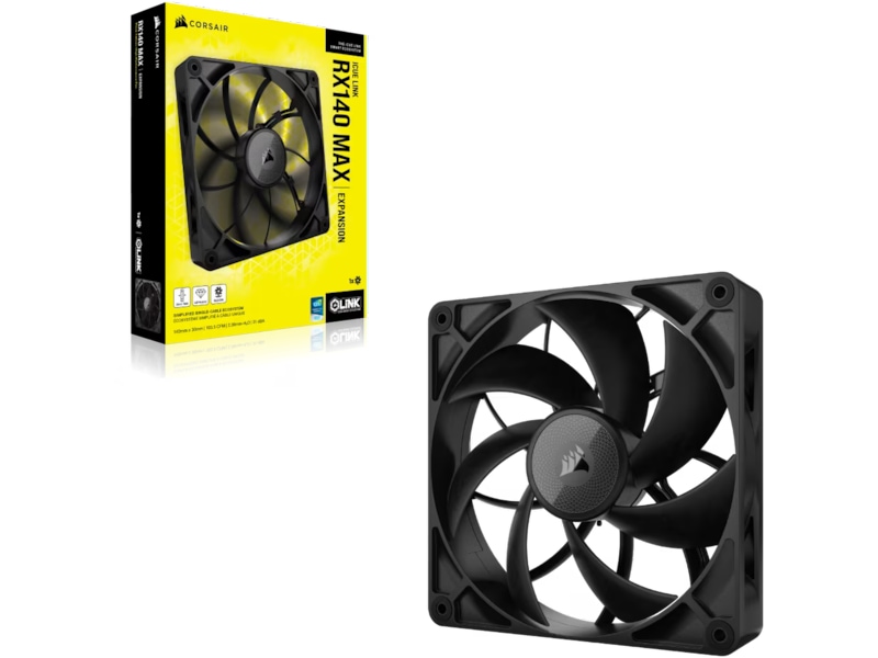 Corsair iCUE LINK RX140 MAX Vifte (sort) Vifter