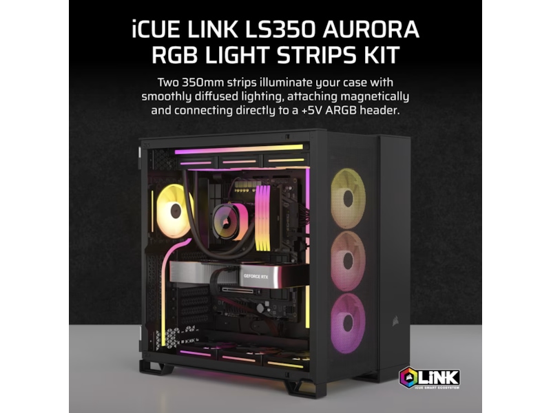 Corsair iCUE Link LS350 Aurora RGB Light Strips Kit Tilbehør