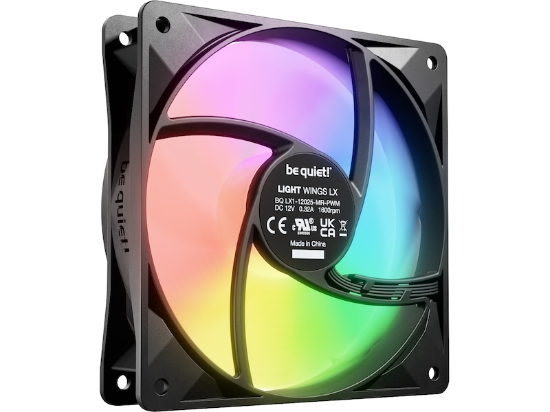 be quiet! LIGHT WINGS LX 120 PWM Vifte 3pk (sort) Vifter