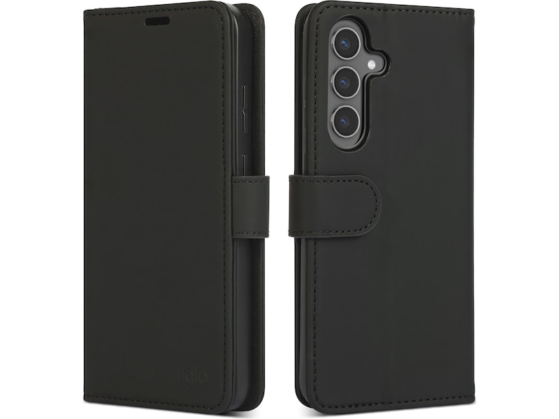 iiglo Galaxy S25+ Lommebokdeksel (sort) Mobildeksel