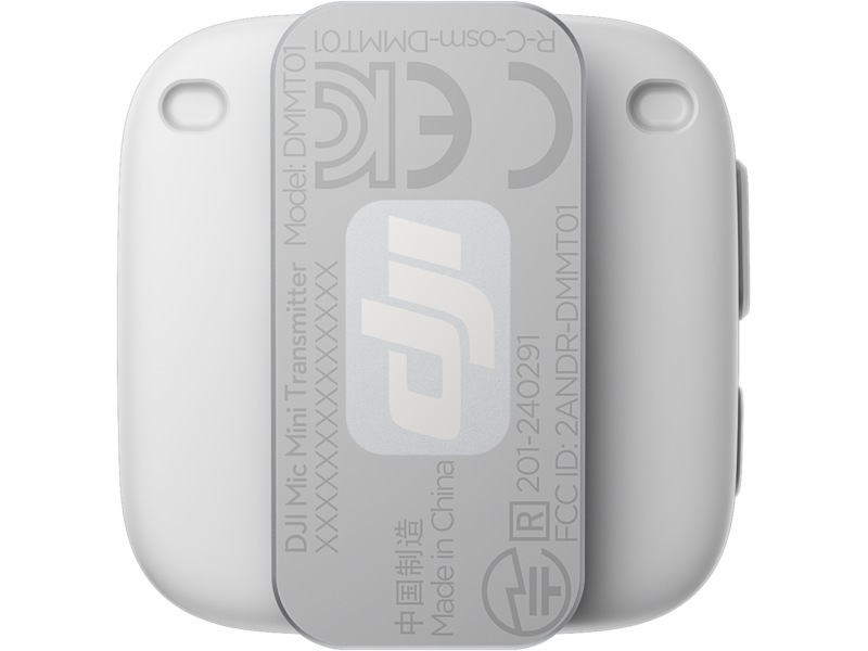 DJI Mic Mini sender (Arctic White) Streaming tilbehør